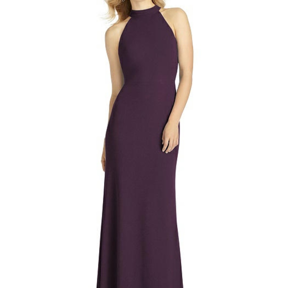 After Six Bridesmaid Dress 6807 Aubergine XS